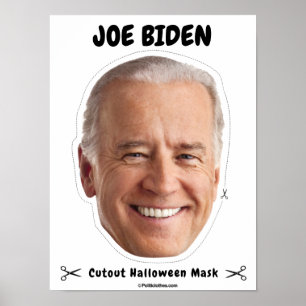 Joe Biden Halloween-Maske Poster