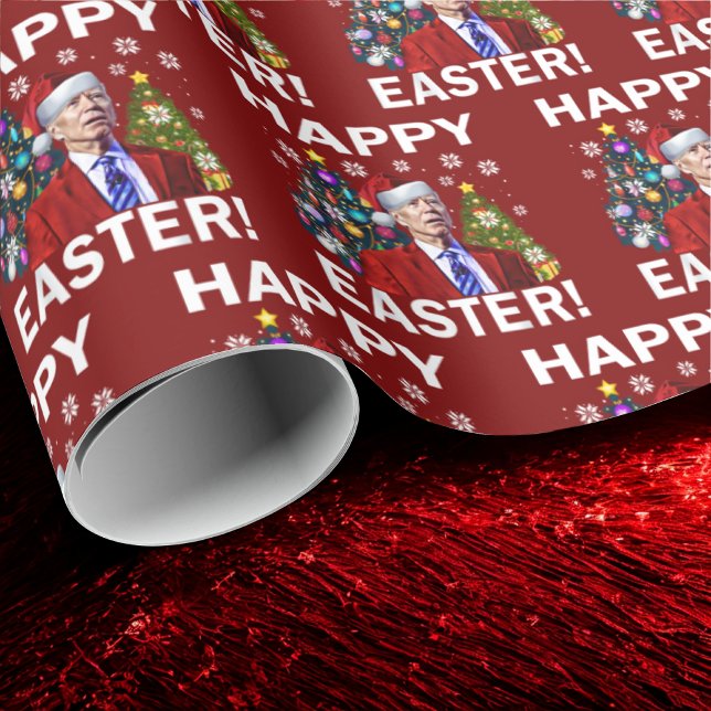 Joe Biden Happy Oaster Geschenkpapier (Von Creator hochgeladen)