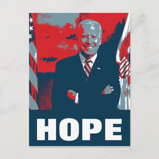 Joe Biden Hope Postkarte (Vorderseite)
