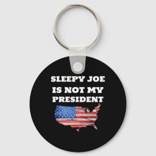 Joe Biden ist nicht mein Präsident Harris Usa Wahl Schlüsselanhänger