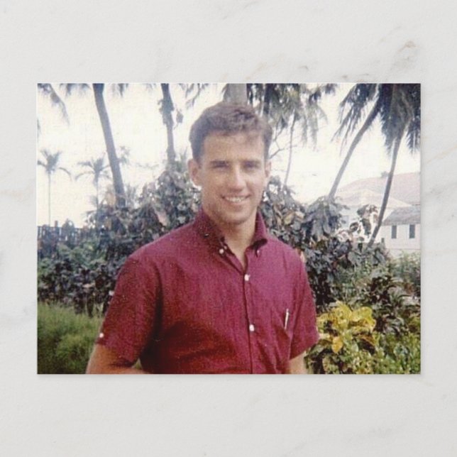 Joe Biden jung heiß stylisiert Postkarte (Vorderseite)