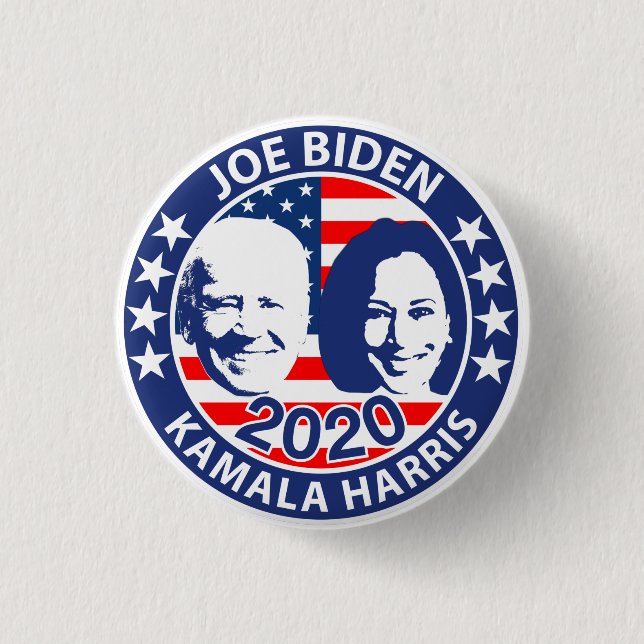 Joe Biden & Kamala Harris 2020 Button (Vorderseite)