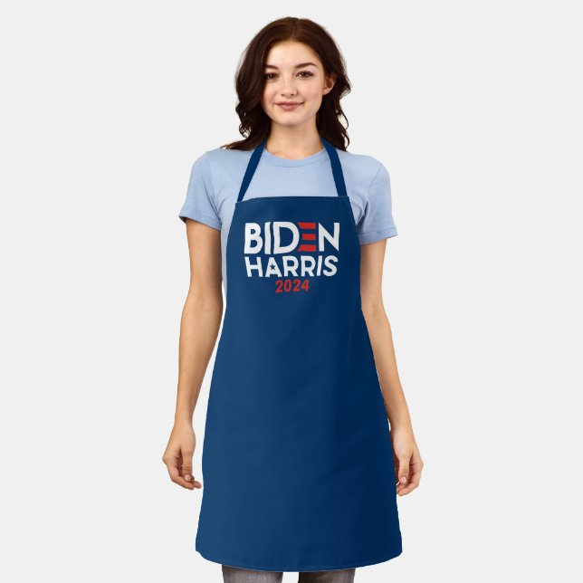 Joe Biden Kamala Harris 2020 Rot-Blau Schürze (Getragen)