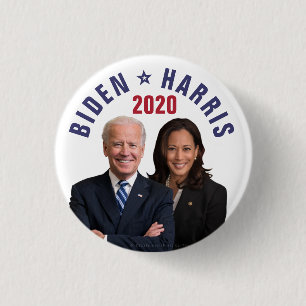 Joe Biden Kamala Harris 2020 Vizepräsident der Fo Button