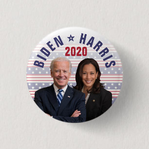 Joe Biden Kamala Harris 2020 Vizepräsident der Fot Button