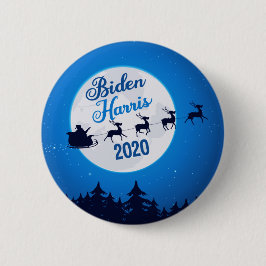 Joe Biden Kamala Harris 2020 Weihnachten Button