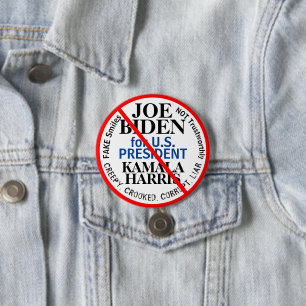 Joe Biden Kamala Harris Button