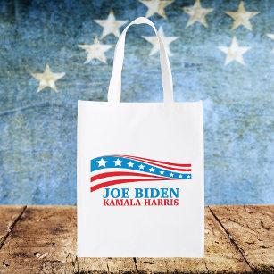 Joe Biden Kamala Harris für die Wahl 2024 in Ameri Wiederverwendbare Einkaufstasche