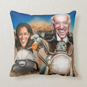 Joe Biden, Kamala Harris Ridin' im Weißen Haus Kissen