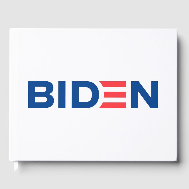 Joe Biden Logo Gästebuch (Vorderseite)