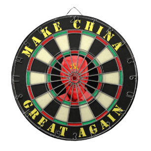 Joe Biden macht China wieder großartig Funny Sati Dartscheibe