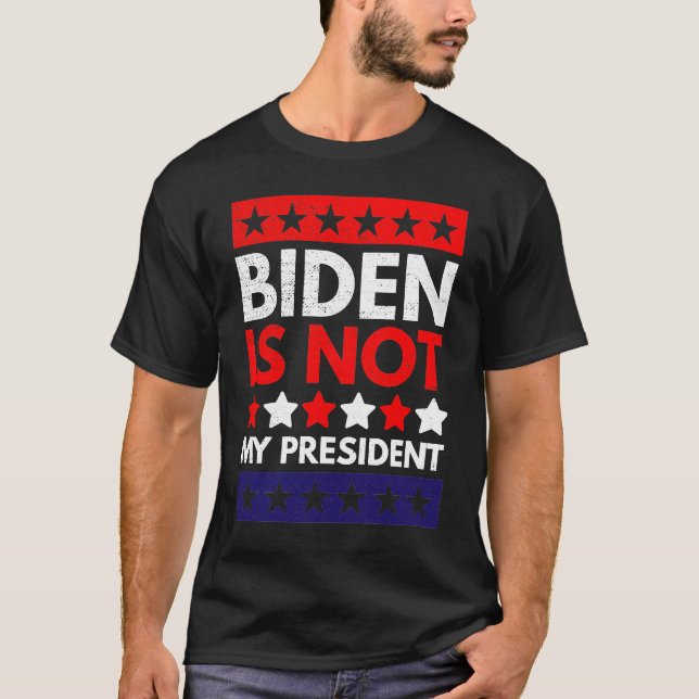 Joe Biden - Nicht mein Präsident T-Shirt (Vorderseite)