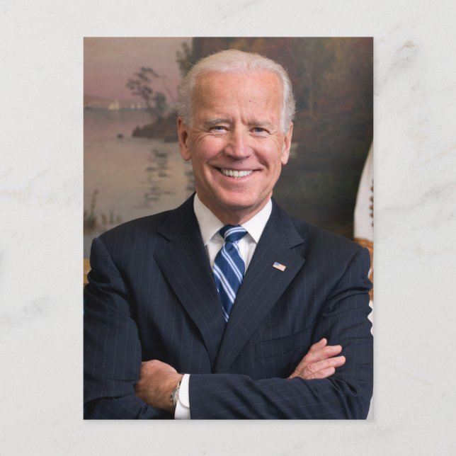 Joe Biden Offial Portrait, ZSSG Postkarte (Vorderseite)