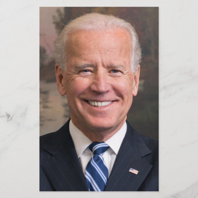 Joe Biden Portrait Foto Flyer (Vorne)
