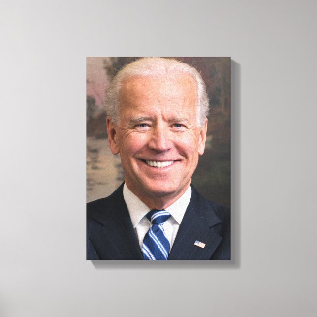 Joe Biden Portrait Foto Leinwanddruck (Vorderseite)