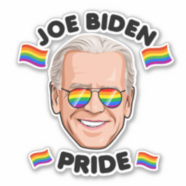 JOE BIDEN PRIDE AUFKLEBER