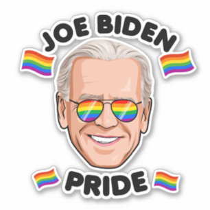 JOE BIDEN PRIDE AUFKLEBER