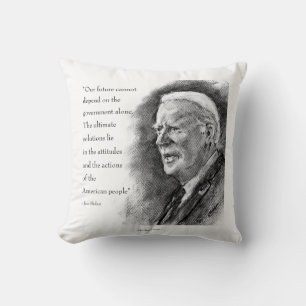 Joe Biden & Quote Kissen