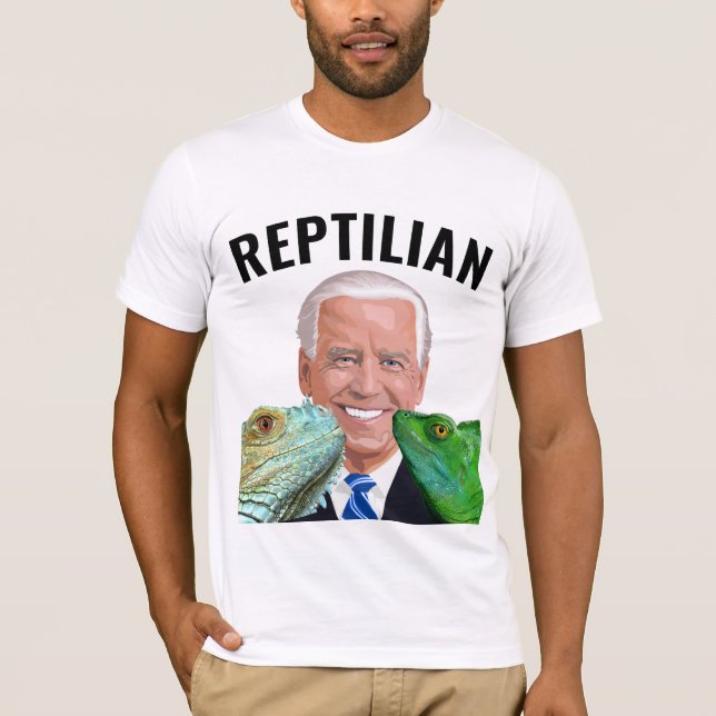 JOE BIDEN REPTILIAN FUNNY T-SHIRTS (Devant)