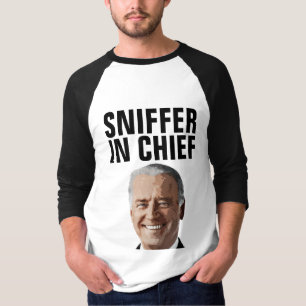JOE BIDEN SNIFFER IN CHIEF FUNNY T - SHIRT T-SHIRT