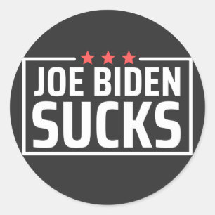 Joe Biden Sucks Runder Aufkleber