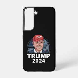 Joe biden trägt einen Trump-Hut Samsung Galaxy Hülle
