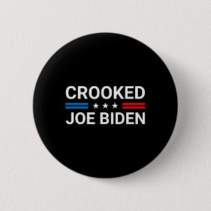 Joe Biden Trump Zitat namens Joe Biden Crooked Button