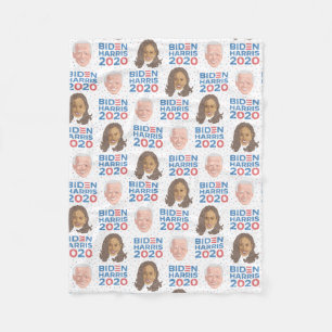 Joe Biden und Kamala Harris Fleece Blanket