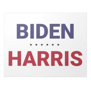 Joe Biden und Kamala Harris (Wahl 2020 in den USA) Notizblock