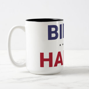 Joe Biden und Kamala Harris (Wahl 2020 in den USA) Zweifarbige Tasse