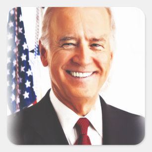 Joe Biden-USA Präsident 2021_ Quadratischer Aufkleber