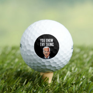 JOE BIDEN VERWECHSELTE DIE GOLFBALLS. GOLFBALL