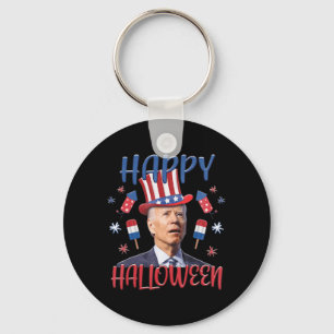 Joe Biden verwirrte den fröhlichen 4. Halloween 4. Schlüsselanhänger