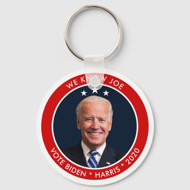 Joe Biden Wahlkampagne 2020 mit Foto Schlüsselanhänger (Vorderseite)