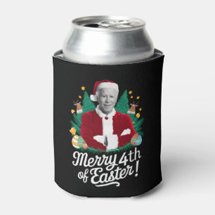 Joe Biden Weihnachten Santa Frohe 4. Ostern Xmas Dosenkühler