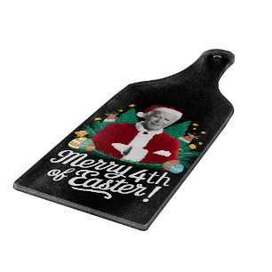 Joe Biden Weihnachten Santa Frohe 4. Ostern Xmas Schneidebrett