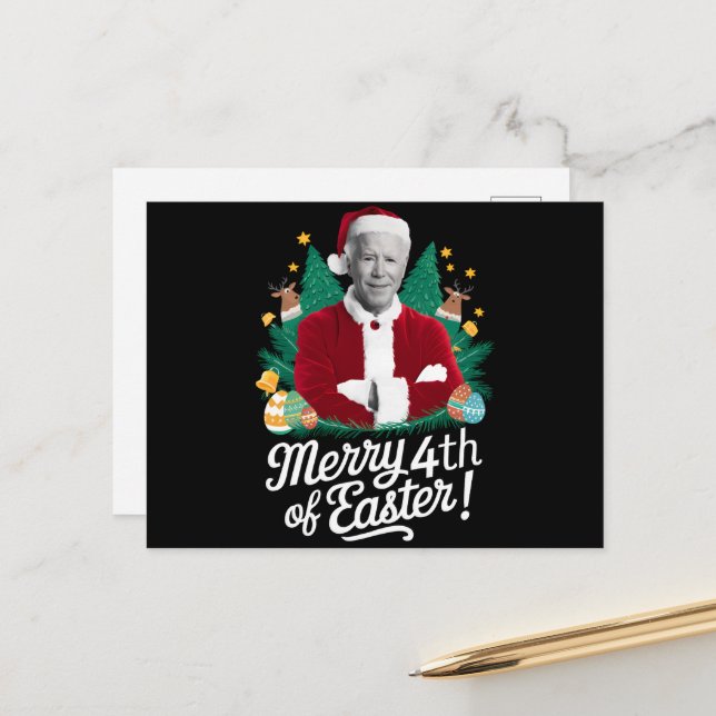 Joe Biden Weihnachten Weihnachten Weihnachten 4. O (Vorderseite/Rückseite Beispiel)