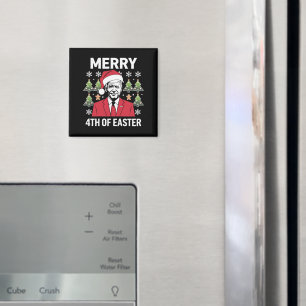 Joe Biden Weihnachts Santa Hut Frohe 4. Ostern Magnet