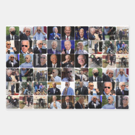 Joe Biden Wrapping Paper Geschenkpapier Set
