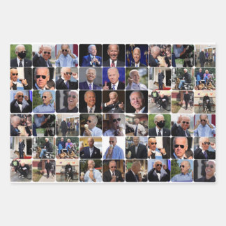 Joe Biden Wrapping Paper Geschenkpapier Set