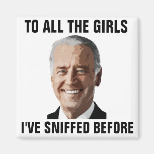 JOE BIDEN ZU ALLEN MÄDCHEN ICH HABE SCHNIFFEN VOR MAGNET