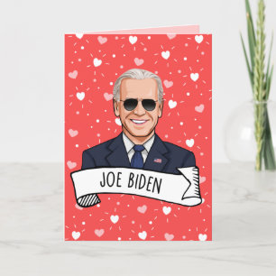 Joe Biden zum Valentinstag Karte