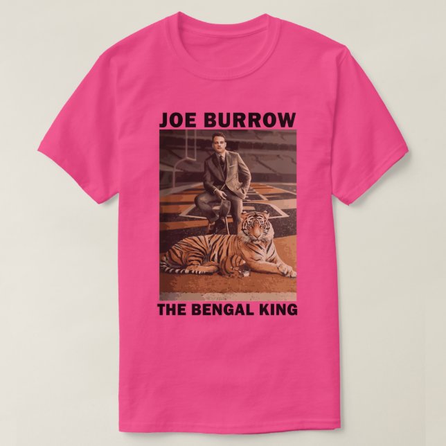 Joe Burrow, der Bengalische König T-Shirt (Design vorne)