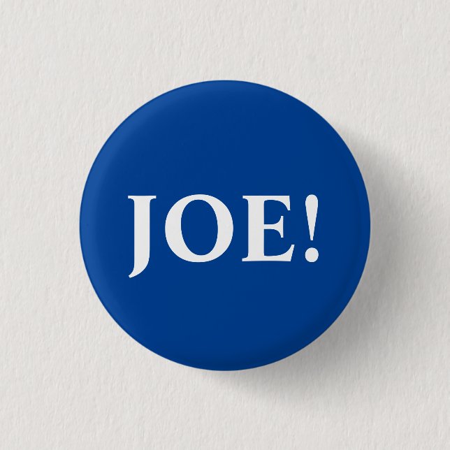 JOE! BUTTON (Vorderseite)