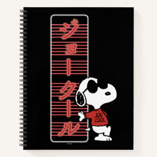 Joe Cool Japanese Neon Lights Notizbuch