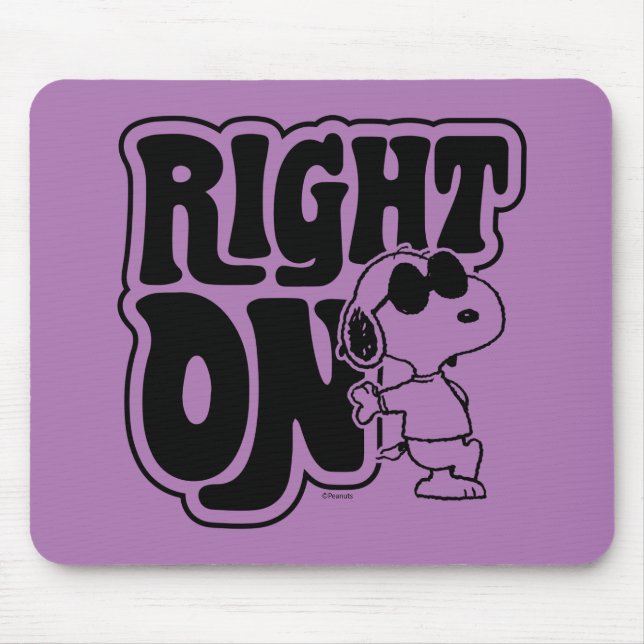 Joe Cool - Richtig Mousepad (Vorne)