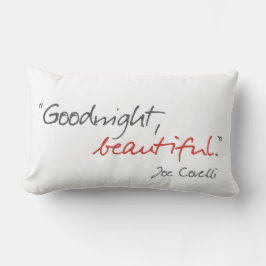 Joe Covelli zitiert aus dem Just Breathe Kissen