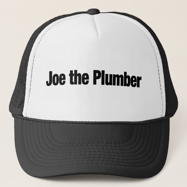 Joe der Klempner Truckerkappe (Vorderseite)