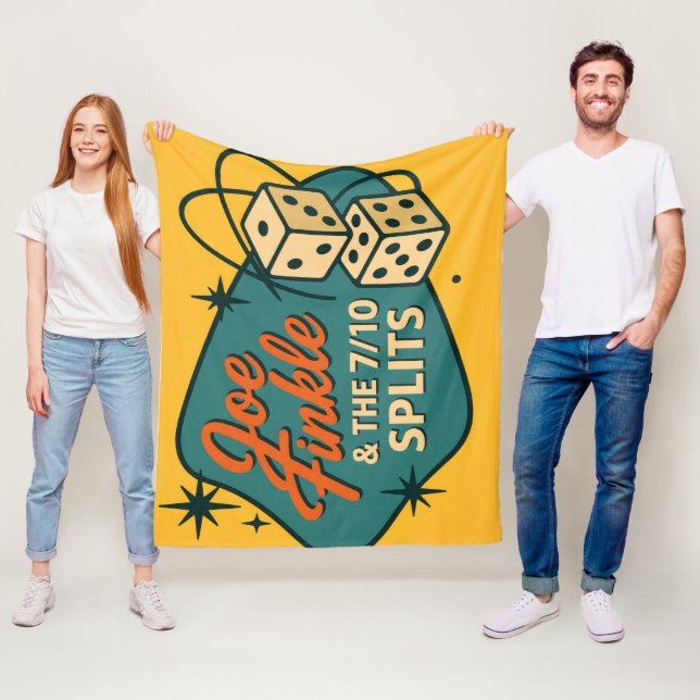 Joe Finkle & The 7/10 Splits Rockin' Blanket Fleecedecke (Beispiel)