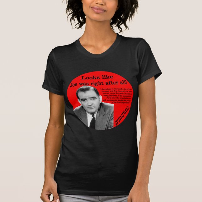 Joe hatte Recht T-Shirt (Vorderseite)